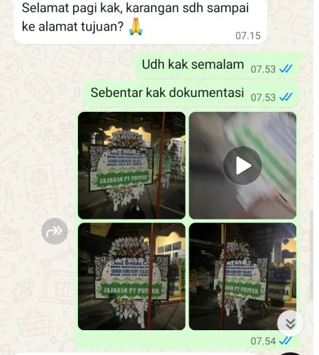 Pengiriman Papan Bunga Selamat Johar Baru